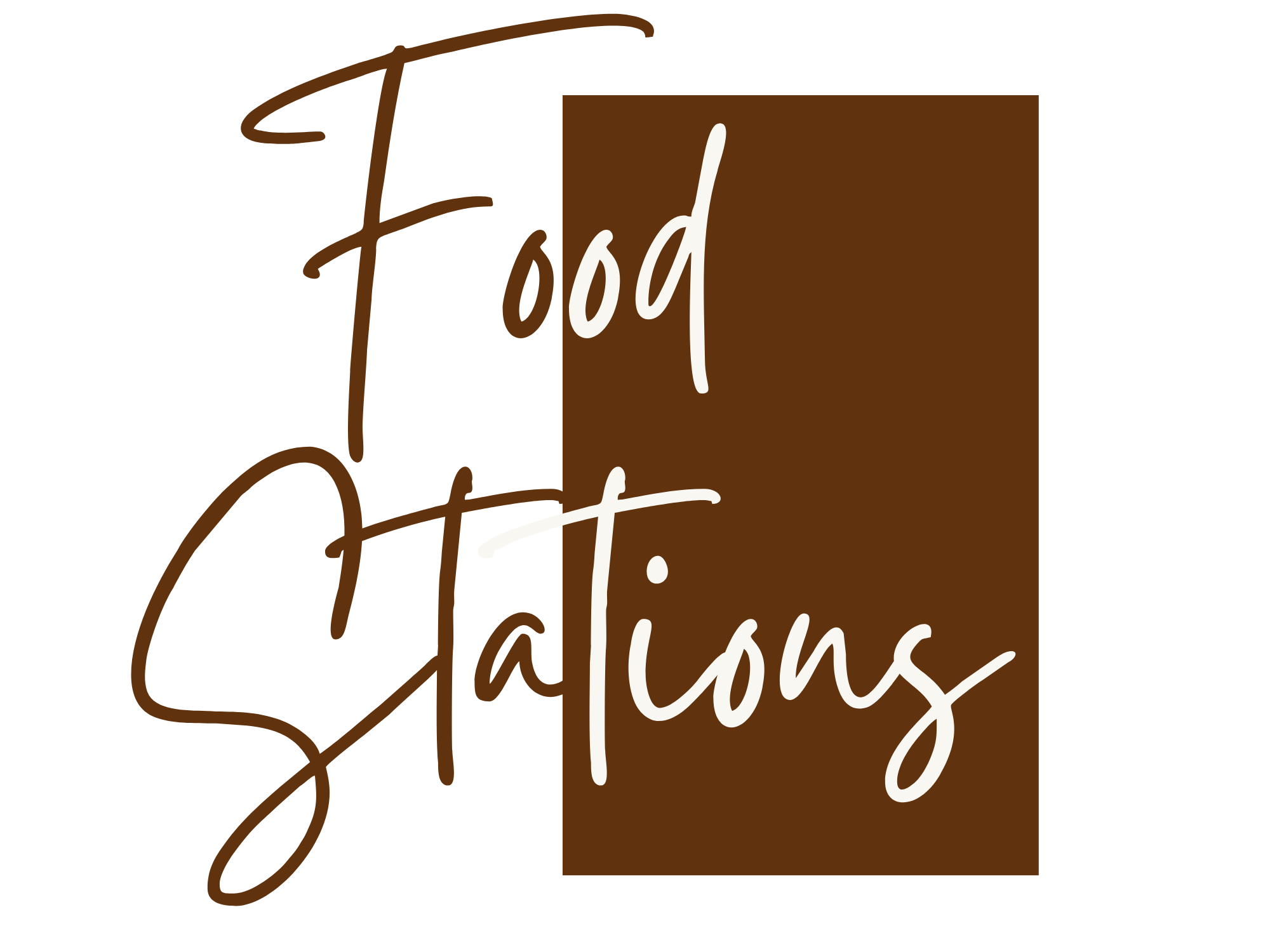 Food Station Menu by The Catering Station, catering company serving the greater South Jersey area