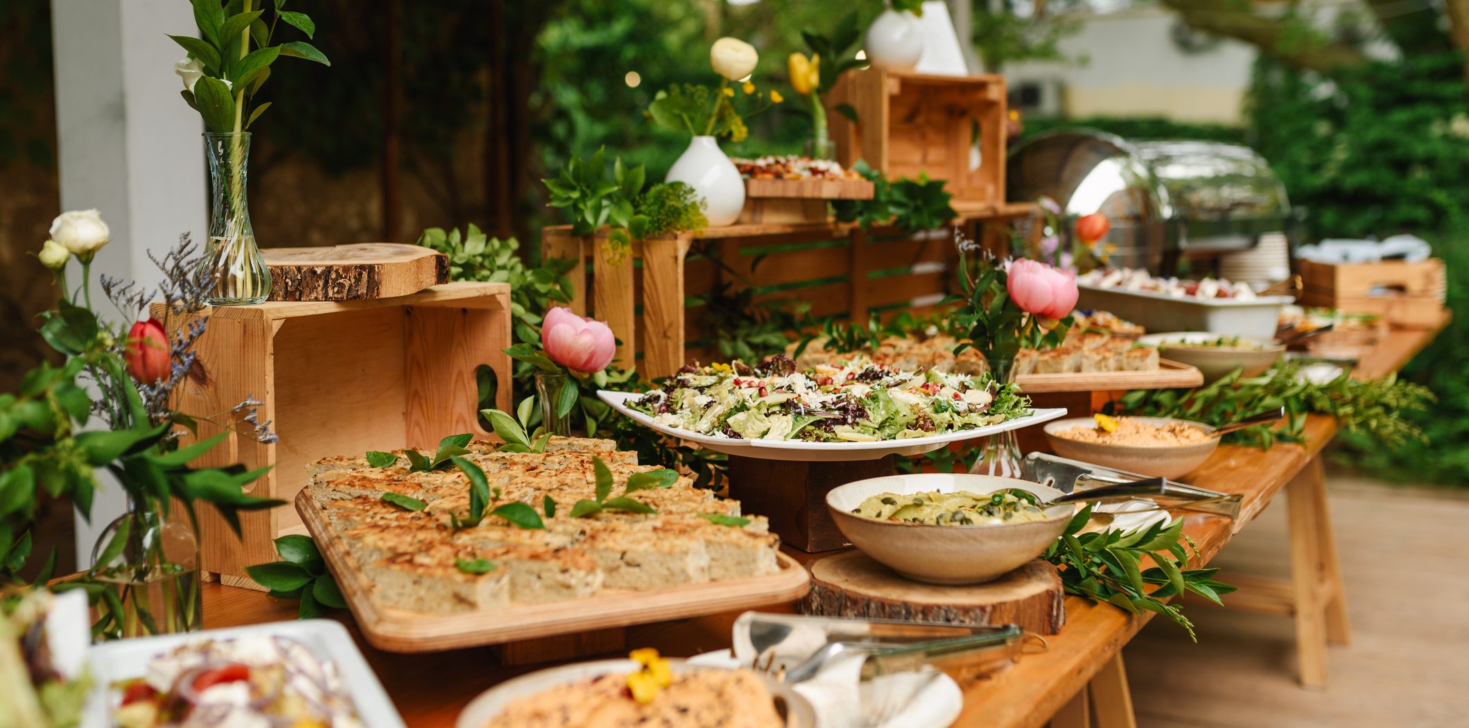 Catering Food. Buffet food for party.